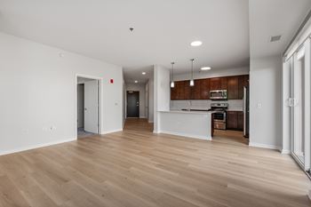 Open concept floor plan